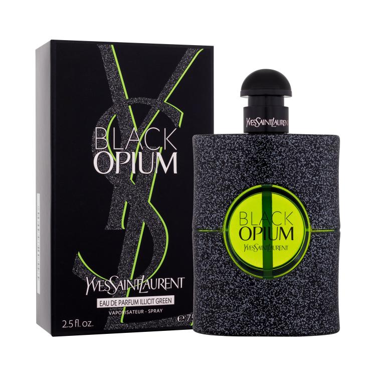 Yves Saint Laurent Black Opium Illicit Green Eau de Parfum за жени 75 ml