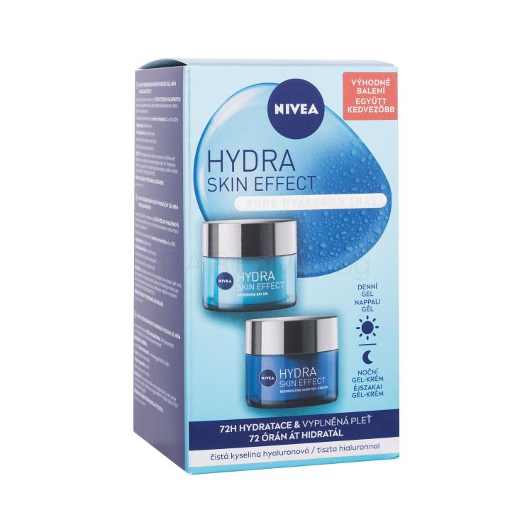 Nivea Hydra Skin Effect Duo Pack Подаръчен комплект дневен гел за лице Hydra Skin Effect 50 ml + нощен гел за лице Hydra Skin Effect 50 ml