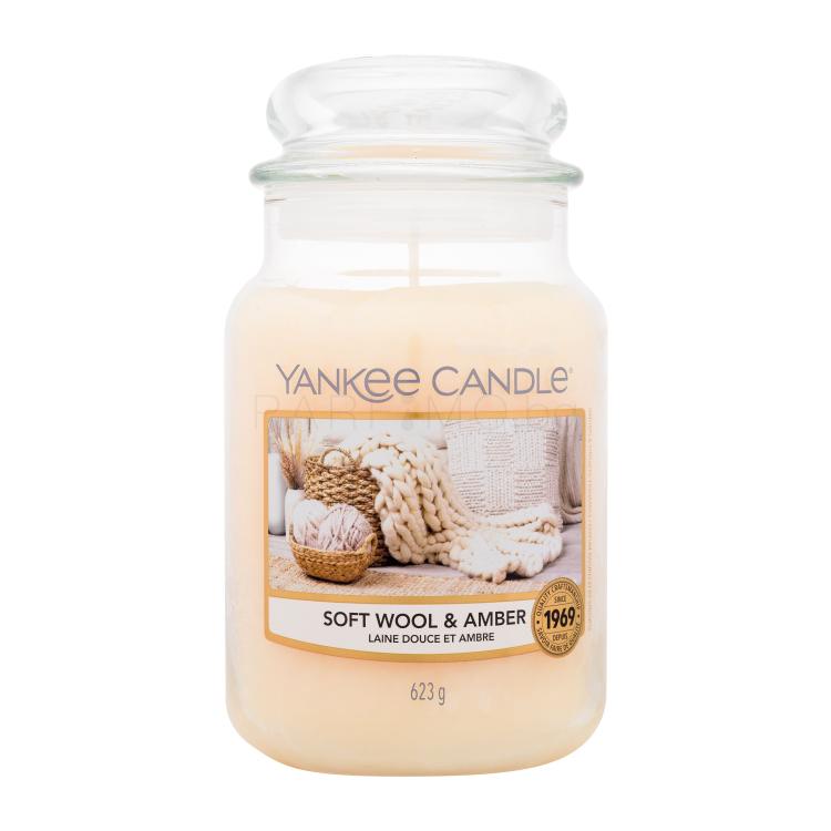 Yankee Candle Soft Wool &amp; Amber Ароматна свещ 623 g