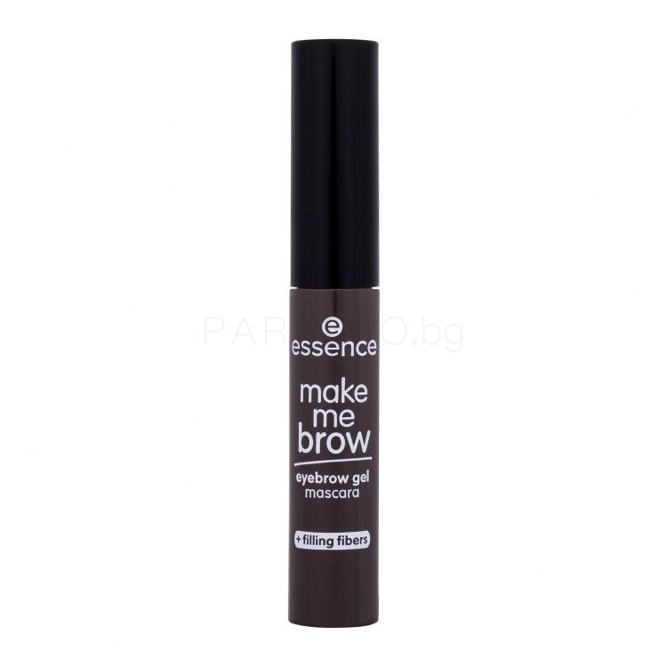 Essence Make Me Brow Eyebrow Gel Mascara Спирала за вежди за жени 3,8 ml Нюанс 06 Ebony Brows
