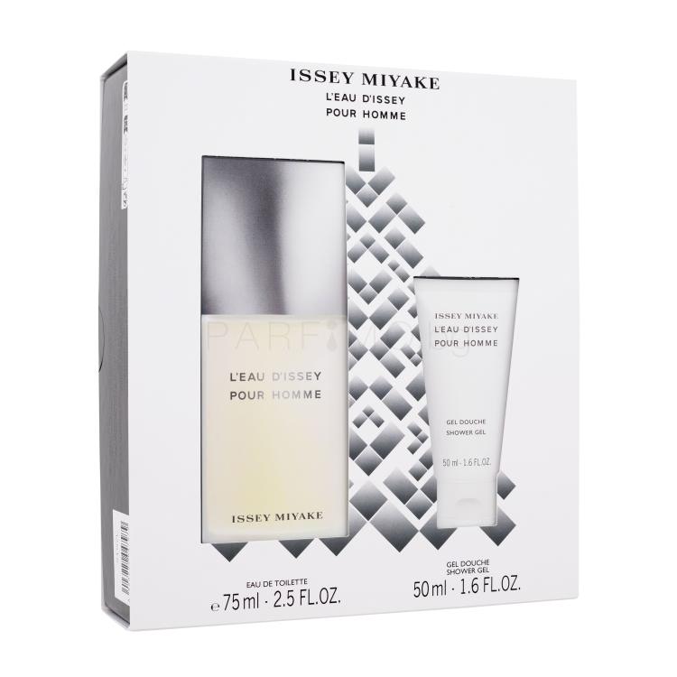 Issey Miyake L´Eau D´Issey Pour Homme Подаръчен комплект EDT 75 ml + душ гел 50 ml