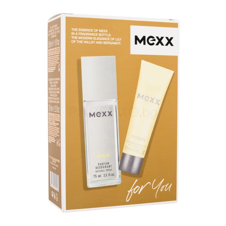 Mexx Woman Подаръчен комплект дезодорант 75 ml + душ гел 50 ml