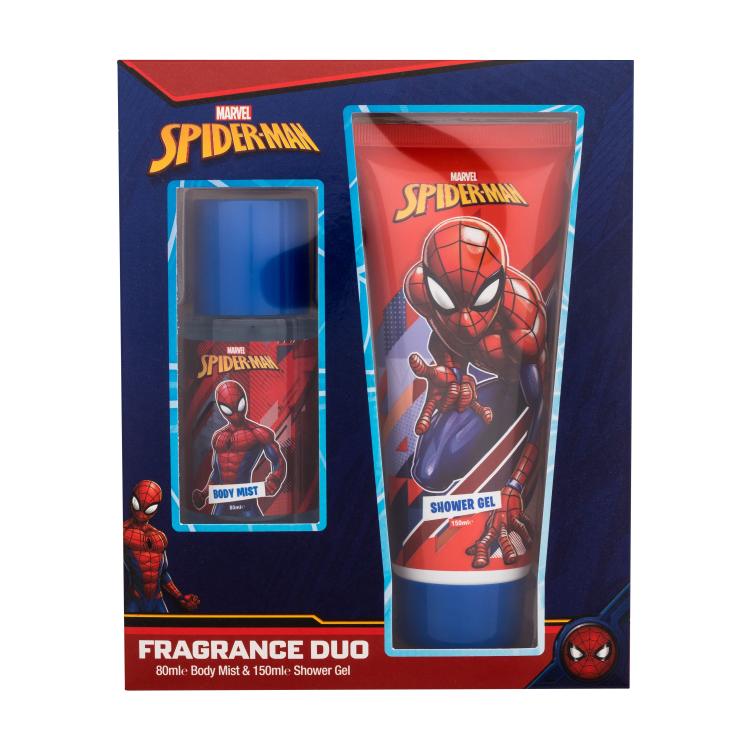 Marvel Spiderman Fragrance Duo Подаръчен комплект душ гел 150 ml + мъгла за тяло 80 ml