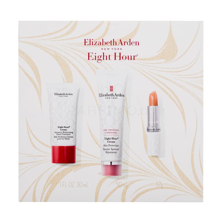 Elizabeth Arden Eight Hour Cream Nourishing Skin Essentials Set Подаръчен комплект балсам за тяло Eight Hour Cream Skin Protectant 50 ml + крем за ръце Eight Hour Cream 30 ml + балсам за устни Eight Hour Cream Lip Protectant Stick SPF15 3,7 g