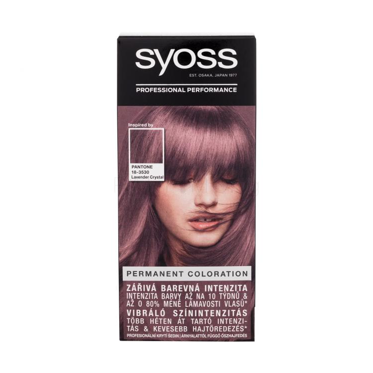 Syoss Permanent Coloration Боя за коса за жени 50 ml Нюанс 8-23 Lavender Crystal