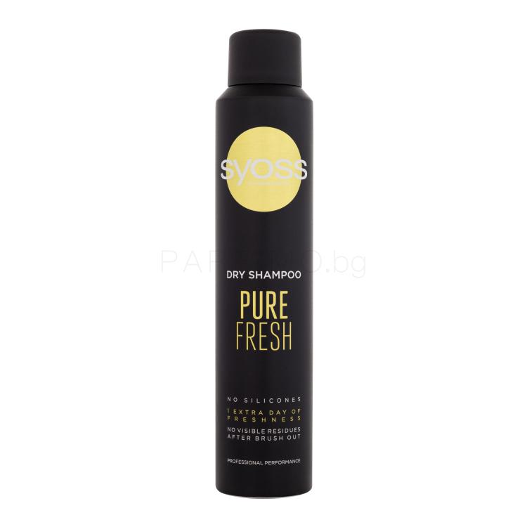 Syoss Pure Fresh Dry Shampoo Сух шампоан за жени 200 ml