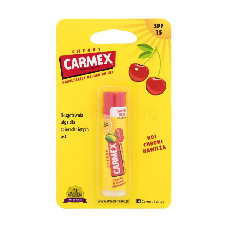 Carmex Cherry SPF15 Балсам за устни за жени 4,25 гр