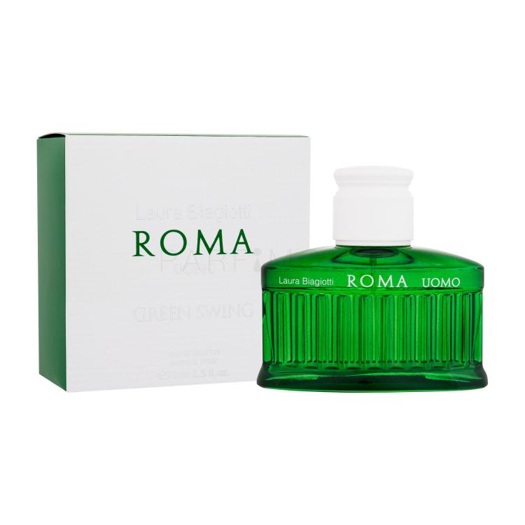 Laura Biagiotti Roma Uomo Green Swing Eau de Toilette за мъже 75 ml
