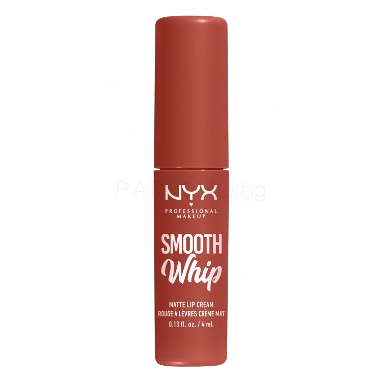 NYX Professional Makeup Smooth Whip Matte Lip Cream Червило за жени 4 ml Нюанс 07 Pushin Cushion