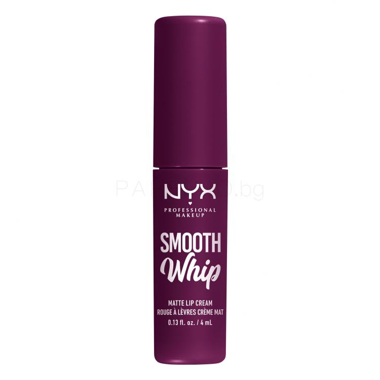 NYX Professional Makeup Smooth Whip Matte Lip Cream Червило за жени 4 ml Нюанс 11 Berry Bed Sheets
