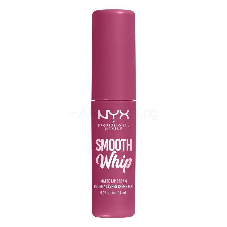 NYX Professional Makeup Smooth Whip Matte Lip Cream Червило за жени 4 ml Нюанс 18 Onesie Funsie