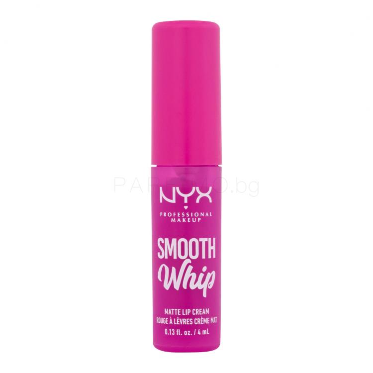 NYX Professional Makeup Smooth Whip Matte Lip Cream Червило за жени 4 ml Нюанс 20 Pom Pom