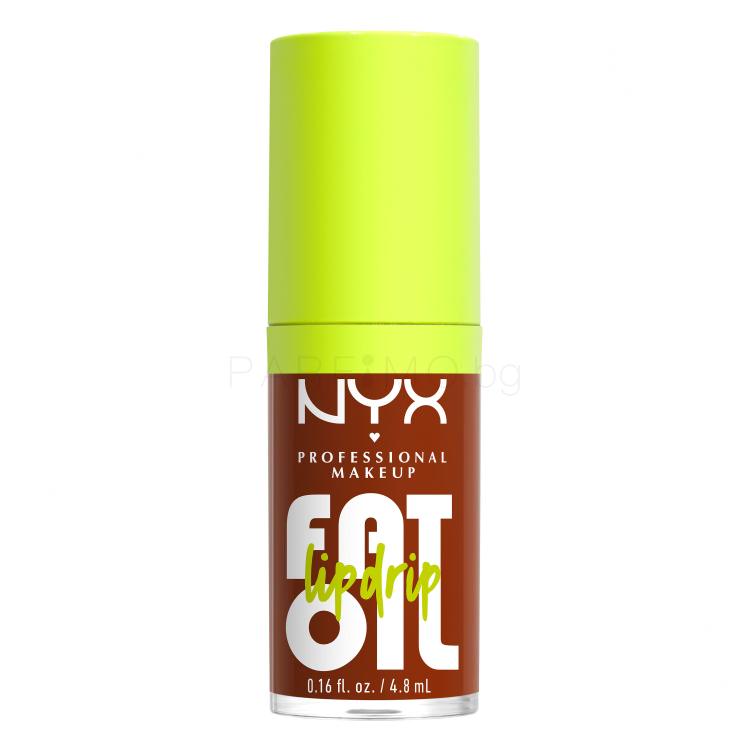 NYX Professional Makeup Fat Oil Lip Drip Масло за устни за жени 4,8 ml Нюанс 07 Scrollin