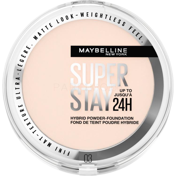 Maybelline Superstay 24H Hybrid Powder-Foundation Фон дьо тен за жени 9 гр Нюанс 03