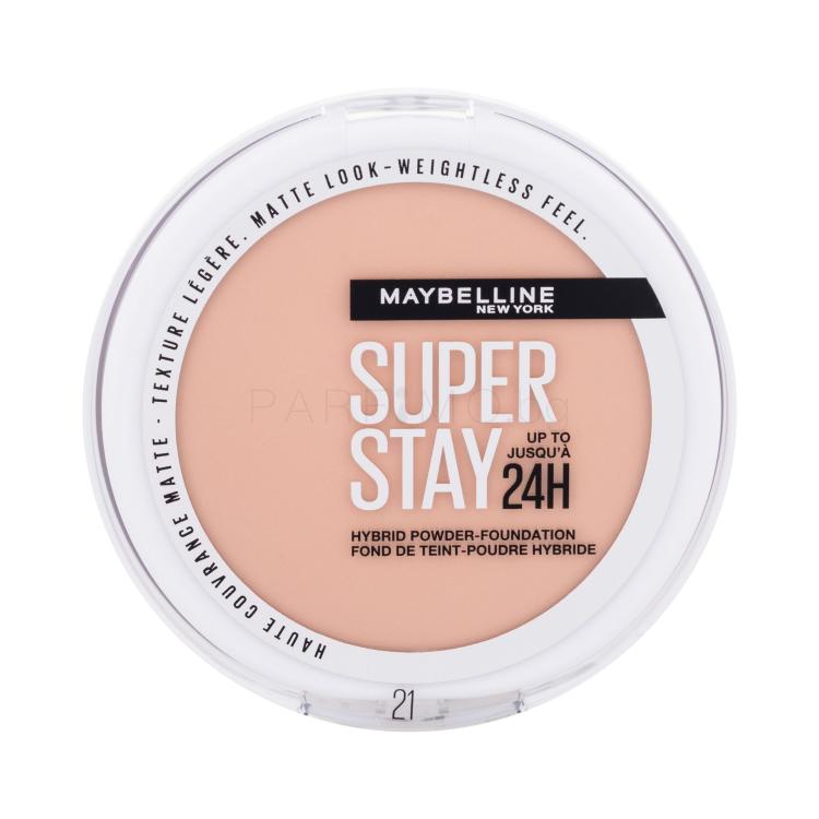 Maybelline Super Stay 24H Hybrid Powder-Foundation Фон дьо тен за жени 9 g Нюанс 21