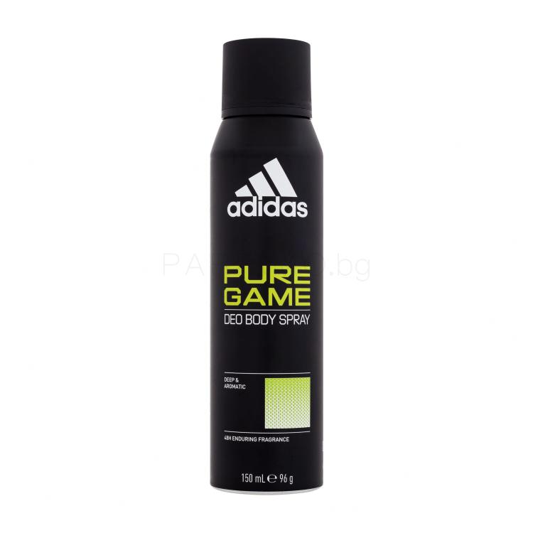 Adidas Pure Game Deo Body Spray 48H Дезодорант за мъже 150 ml