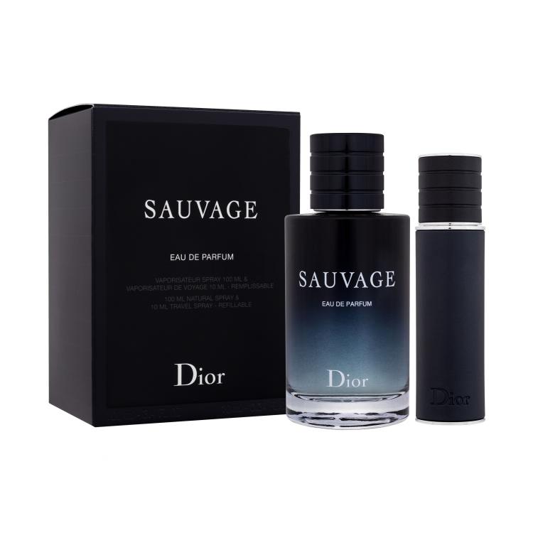 Christian Dior Sauvage Подаръчен комплект EDP 100 ml + EDP зареждаем 10 ml