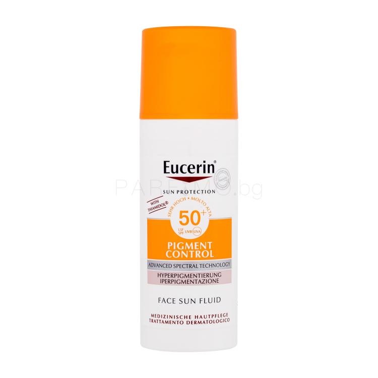 Eucerin Sun Protection Pigment Control Face Sun Fluid SPF50+ Слънцезащитен продукт за лице за жени 50 ml