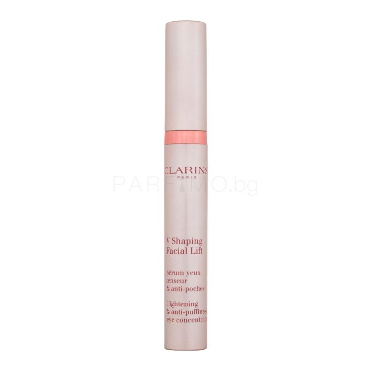 Clarins V Shaping Facial Lift Tightening &amp; Anti-Puffiness Eye Concentrate Околоочен серум за жени 15 ml