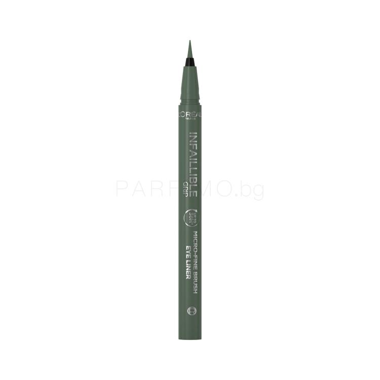 L&#039;Oréal Paris Infaillible Grip 36H Micro-Fine Brush Eye Liner Очна линия за жени 0,4 гр Нюанс 05 Sage Green