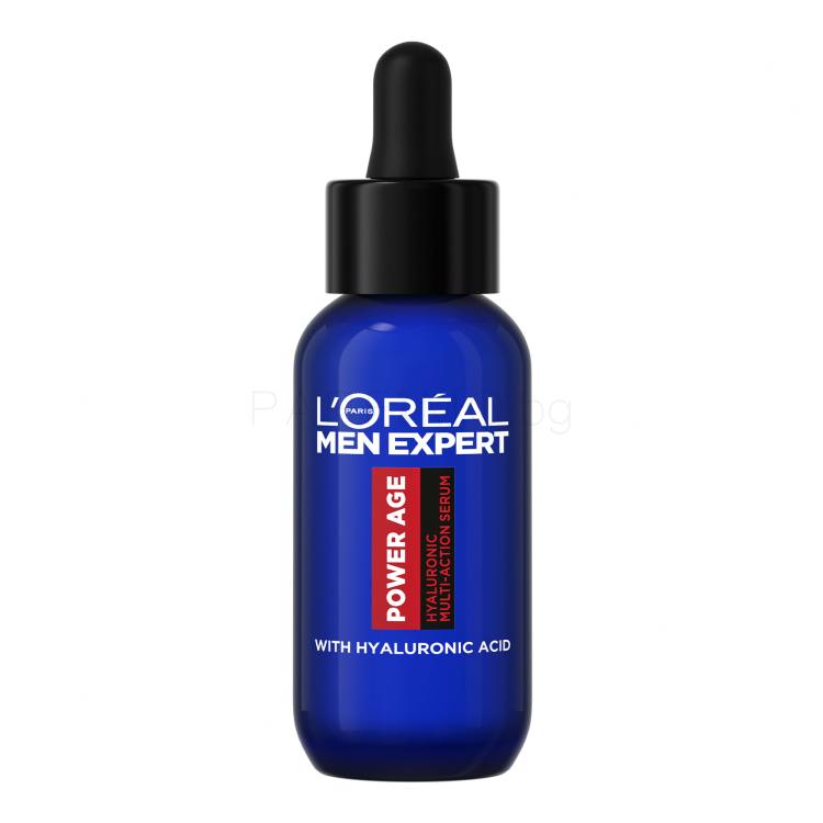 L&#039;Oréal Paris Men Expert Power Age Hyaluronic Multi-Action Serum Серум за лице за мъже 30 ml