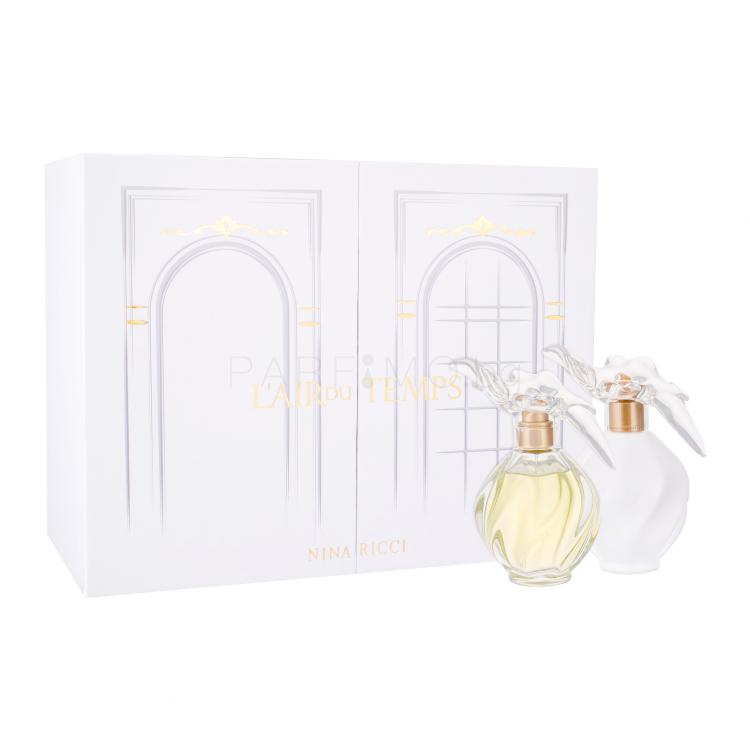 Nina Ricci L&#039;Air du Temps Подаръчен комплект EDT 50 ml + лосион за тяло 100 ml увредена кутия