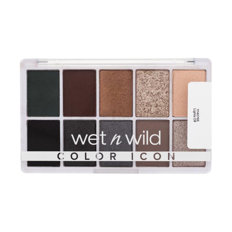 Wet n Wild Color Icon 10 Pan Palette Сенки за очи за жени 12 гр Нюанс Lights Off