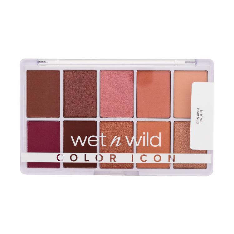 Wet n Wild Color Icon 10 Pan Palette Сенки за очи за жени 12 гр Нюанс Heart &amp; Sol