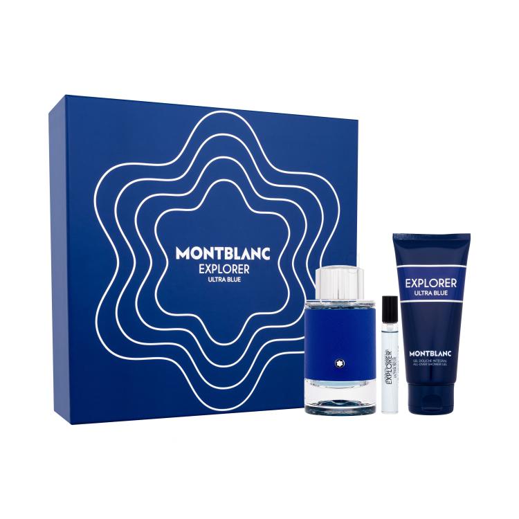 Montblanc Explorer Ultra Blue SET1 Подаръчен комплект EDP 100 ml + EDP 7,5 ml + душ гел 100 ml