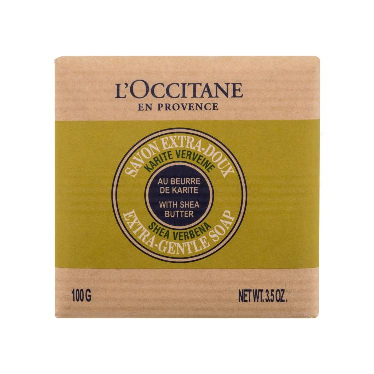 L&#039;Occitane Shea Butter Verbena Extra-Gentle Soap Твърд сапун за жени 100 гр