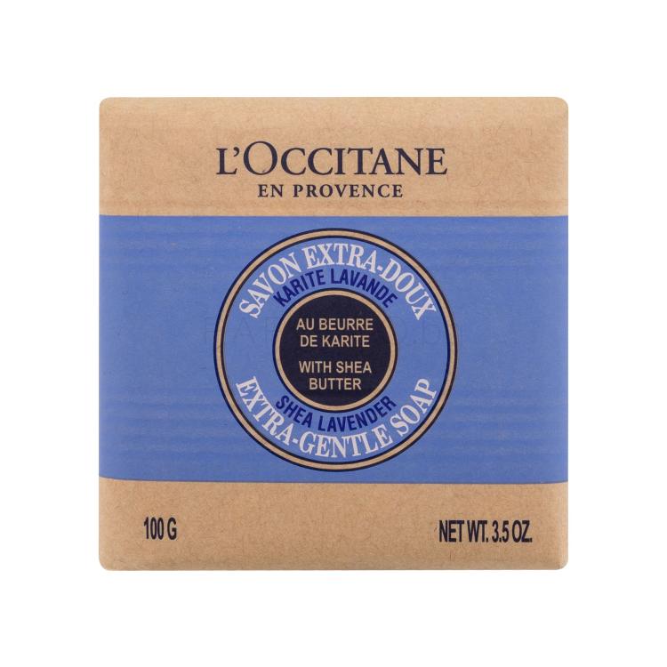 L&#039;Occitane Shea Butter Lavender Extra-Gentle Soap Твърд сапун за жени 100 гр