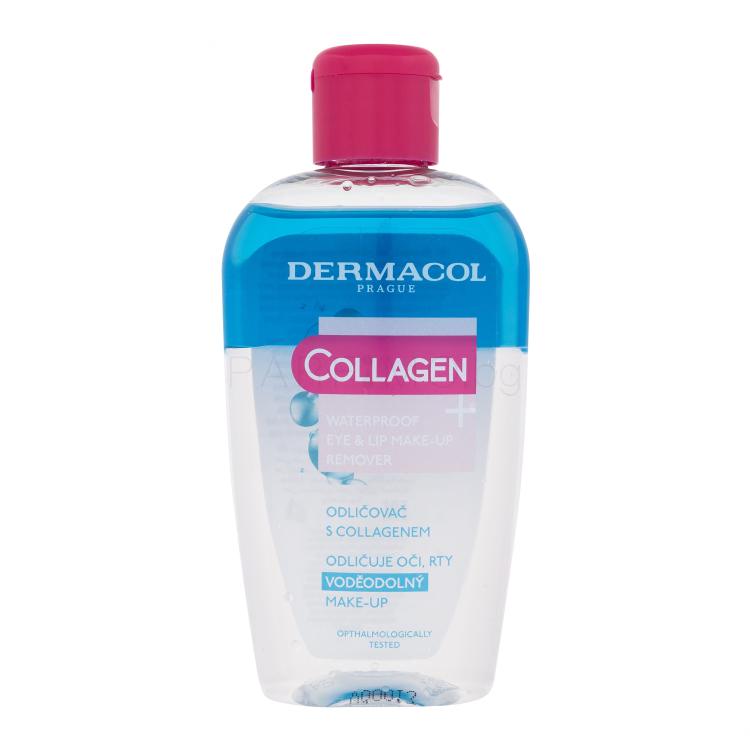Dermacol Collagen+ Waterproof Eye &amp; Lip Make-up Remover Почистване на грим от очите за жени 150 ml