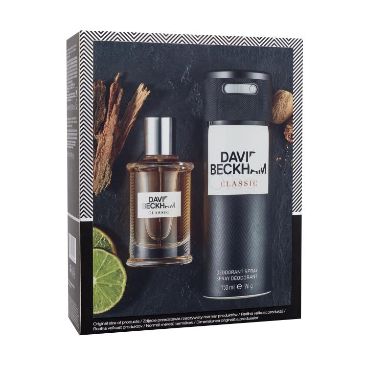 David Beckham Classic Подаръчен комплект EDT 40 ml + дезодорант 150 ml