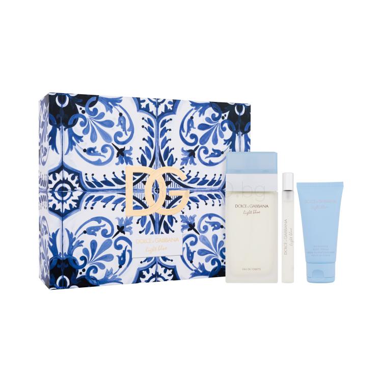 Dolce&amp;Gabbana Light Blue Подаръчен комплект EDT 100 ml + крем за тяло 50 ml + EDT 10 ml