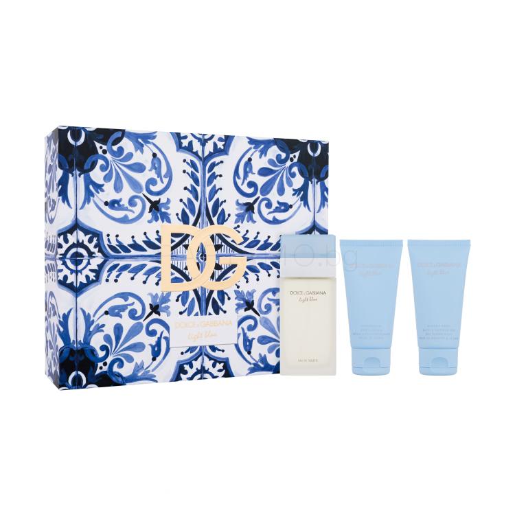 Dolce&amp;Gabbana Light Blue Подаръчен комплект EDT 50 ml + крем за тяло 50 ml + душ гел 50 ml