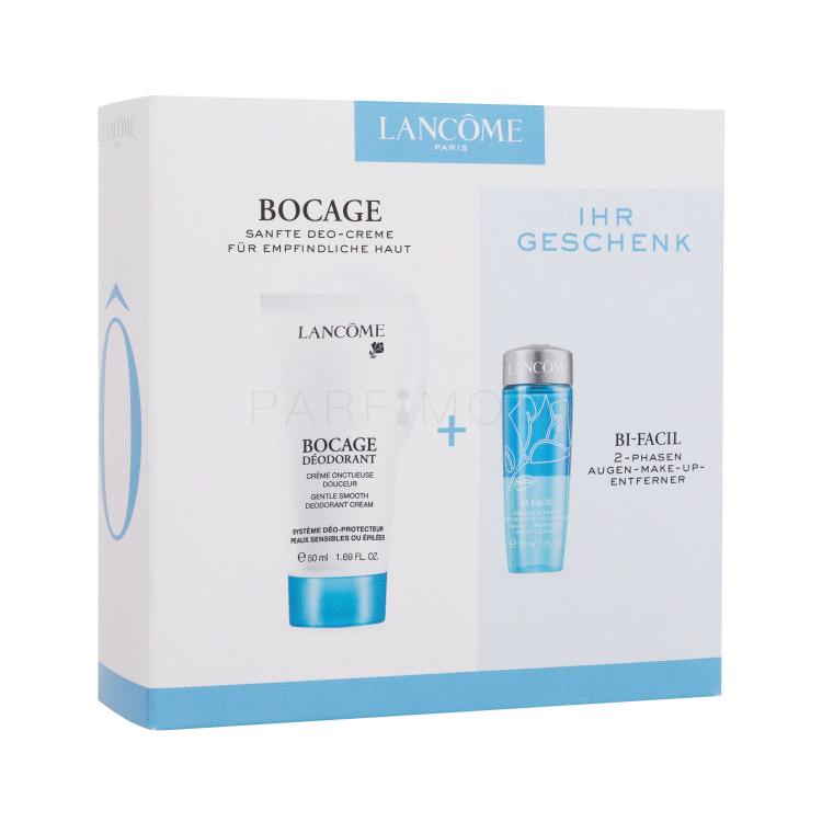 Lancôme Bocage Подаръчен комплект кремообразен дезодорант Bocage Gentle Smooth Deodorant Cream 50 ml + почистваща емулсия за грим Bi-Facil Sensitive Eye Instant Cleanser 30 ml