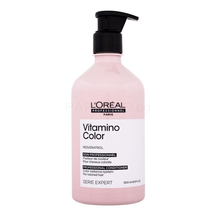 L&#039;Oréal Professionnel Vitamino Color Resveratrol Балсам за коса за жени 500 ml
