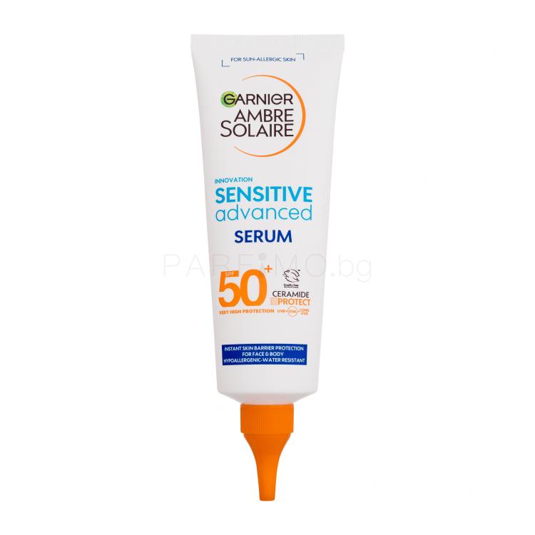 Garnier Ambre Solaire Sensitive Advanced Serum SPF50+ Слънцезащитна козметика за тяло 125 ml