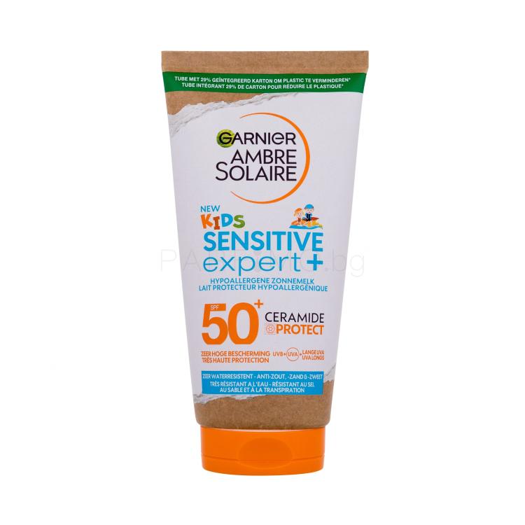 Garnier Ambre Solaire Kids Advanced Sensitive Hypoallergenic Milk SPF50+ Слънцезащитна козметика за тяло за деца 175 ml