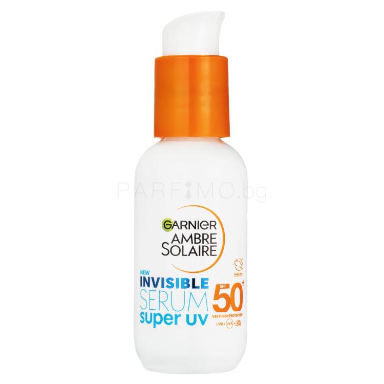 Garnier Ambre Solaire Super UV Invisible Serum SPF50+ Слънцезащитен продукт за лице 30 ml