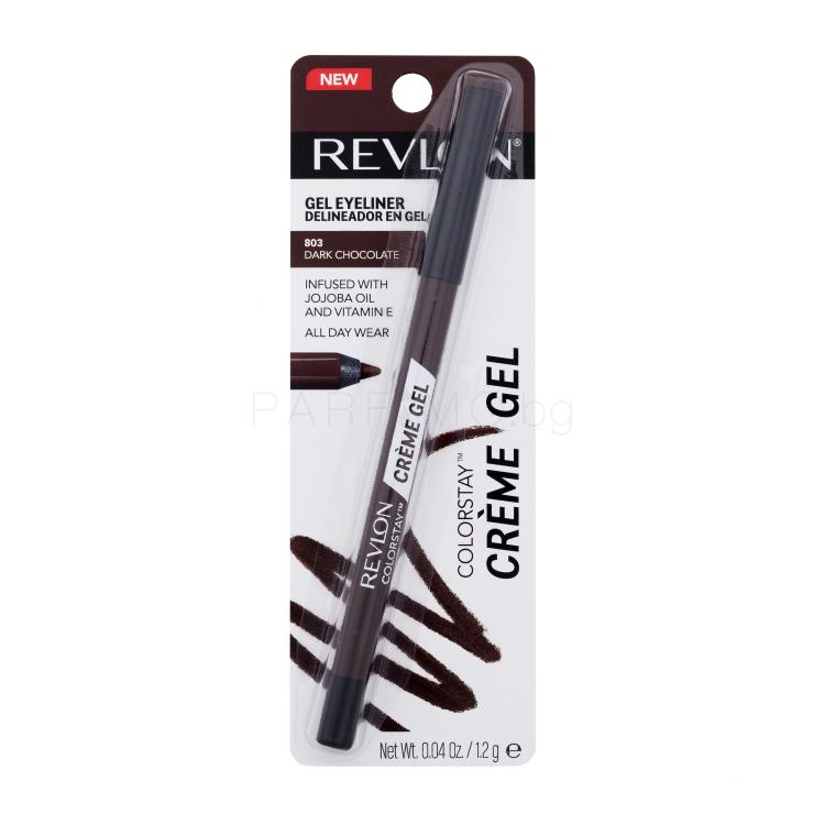 Revlon Colorstay Crème Gel Молив за очи за жени 1,2 g Нюанс 803 Dark Chocolate