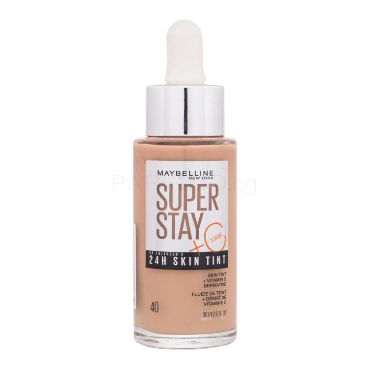 Maybelline Super Stay 24H Skin Tint + Vitamin C Фон дьо тен за жени 30 ml Нюанс 40