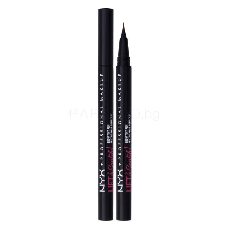 NYX Professional Makeup Lift &amp; Snatch! Молив за вежди за жени 1 ml Нюанс 02 Auburn