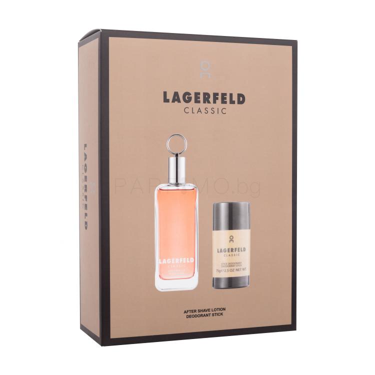 Karl Lagerfeld Classic Подаръчен комплект афтършейв 100 ml + деостик 75 g