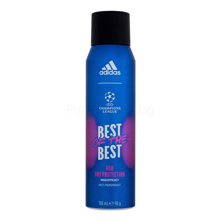 Adidas UEFA Champions League Best Of The Best 48H Dry Protection Антиперспирант за мъже 150 ml