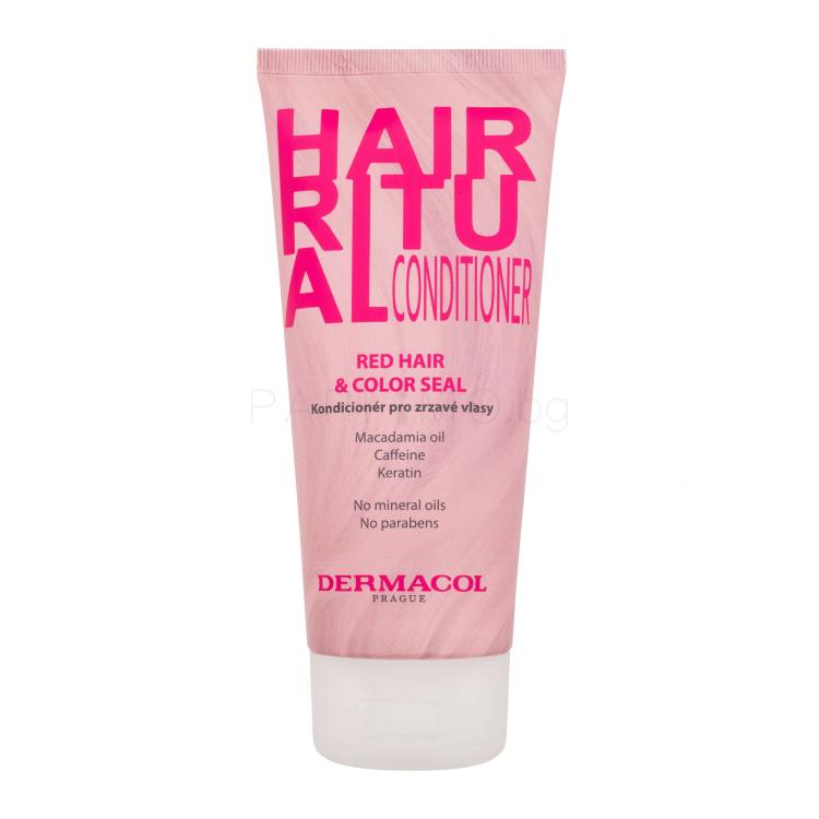 Dermacol Hair Ritual Conditioner Red Hair &amp; Color Seal Балсам за коса за жени 200 ml