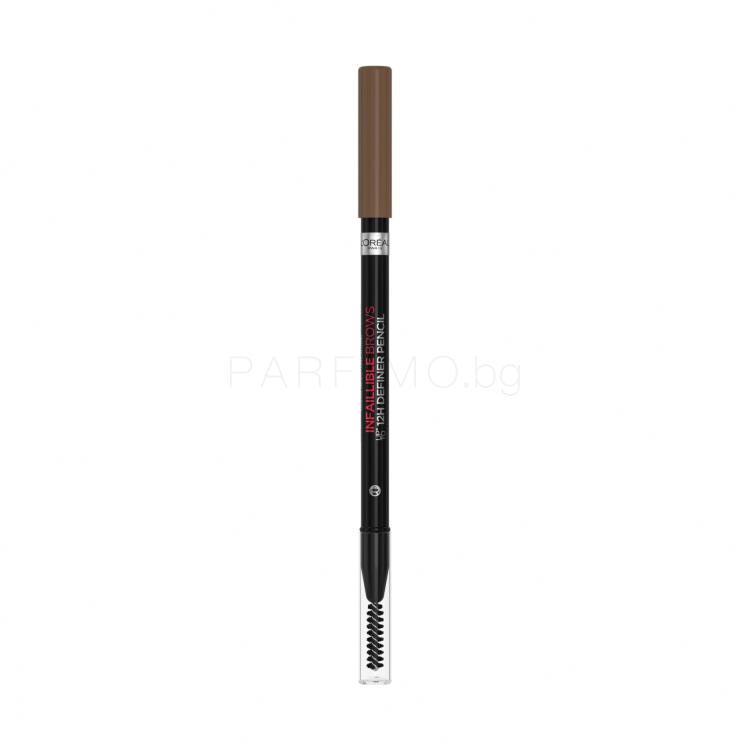 L&#039;Oréal Paris Infaillible Brows 12H Definer Pencil Молив за вежди за жени 1 гр Нюанс 3.0 Brunette
