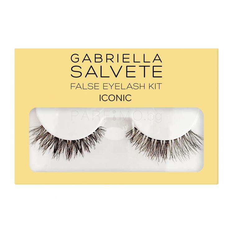 Gabriella Salvete False Eyelash Kit Iconic Изкуствени мигли за жени 1 бр