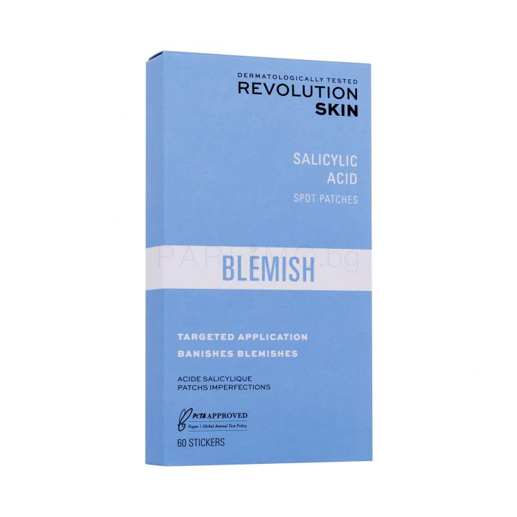 Revolution Skincare Blemish Salicylic Acid Spot Patches Локална грижа за жени 60 бр