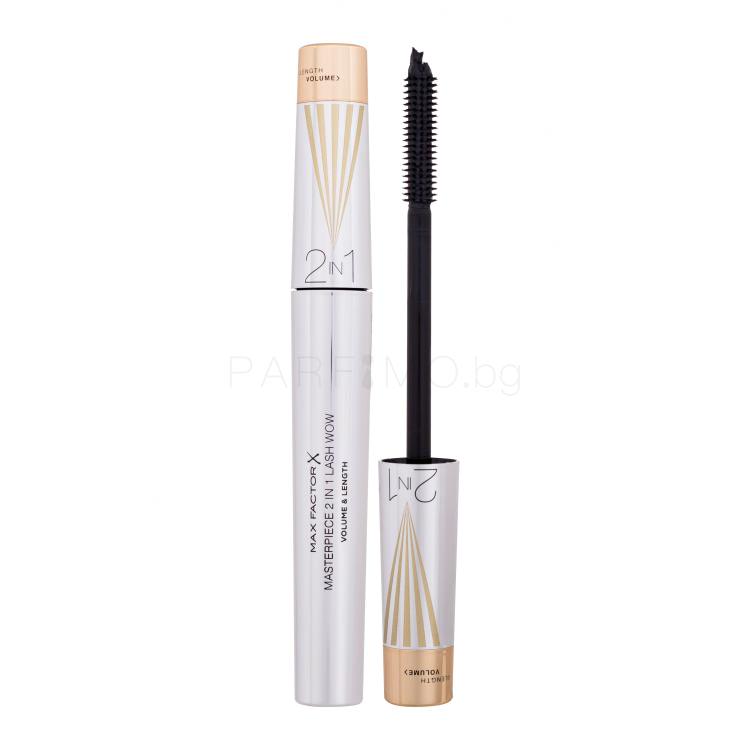 Max Factor Masterpiece 2 In 1 Lash Wow Спирала за жени 7 ml Нюанс Black